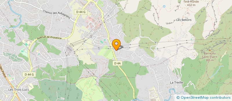 localisation de l'entreprise KRCT  ALLAUCH