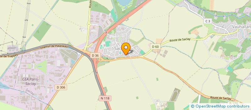 localisation de l'entreprise KRD  SACLAY