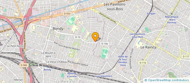 localisation de l'entreprise KRD à BONDY