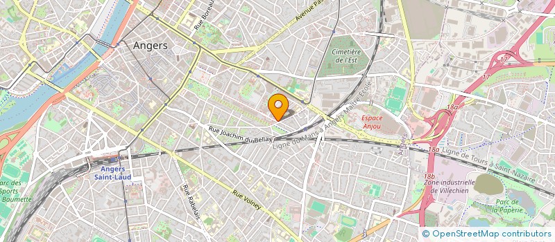 localisation de l'entreprise KRD CONSTRUCTION à ANGERS
