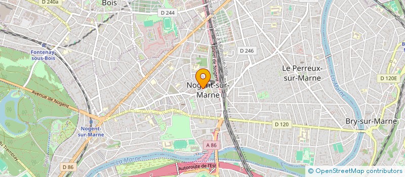 localisation de l'entreprise KREA-COGITO  NOGENT-SUR-MARNE