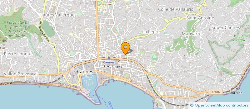 localisation de l'entreprise KREA DETRUO  CANNES