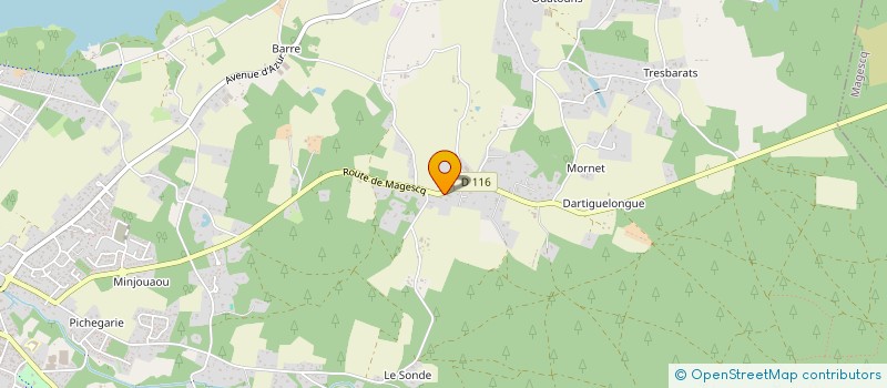 localisation de l'entreprise KREA HOLDING  SOUSTONS