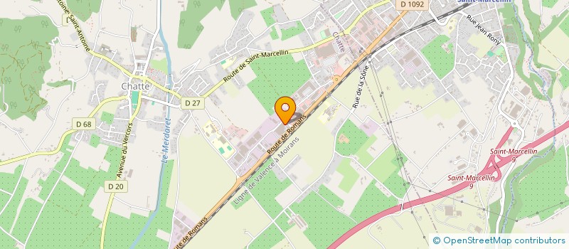 localisation de l'entreprise KREA'TIF  CHATTE