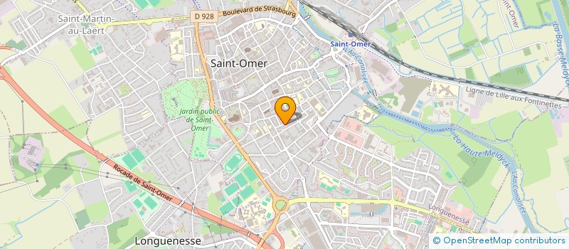 localisation de l'entreprise KREABAT  SAINT-OMER