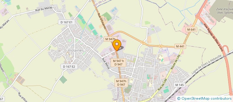 localisation de l'entreprise KREABAT SERVICES  LA BASSEE