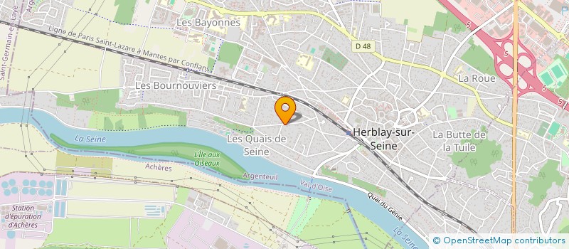 localisation de l'entreprise KREACIR EUROPEEN à HERBLAY-SUR-SEINE