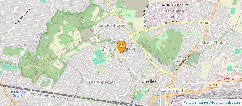 localisation de l'entreprise KREACTIF à CHELLES