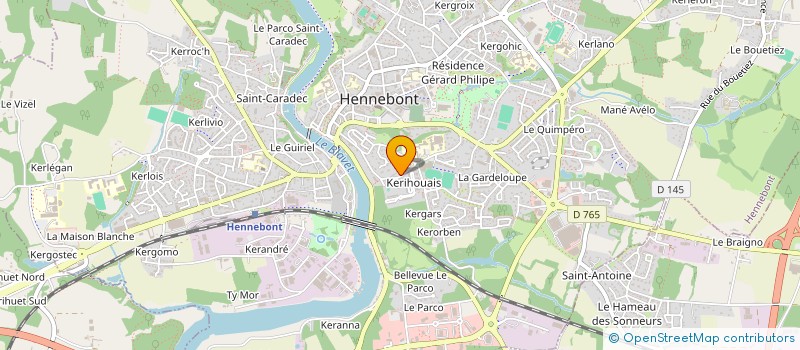 localisation de l'entreprise KREACTION INNOVATION CONSULTING  HENNEBONT