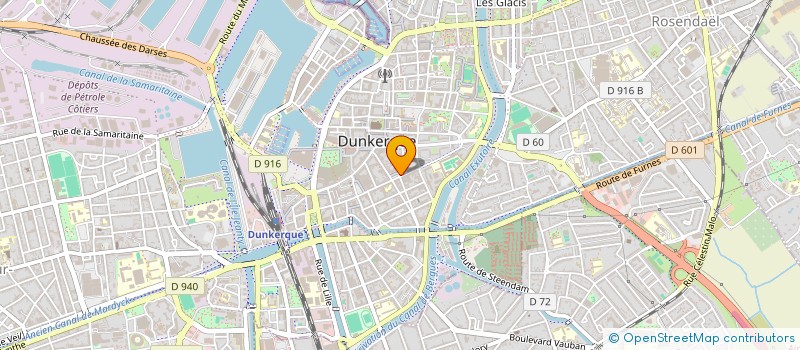 localisation de l'entreprise KREACTUA à DUNKERQUE