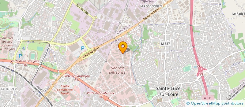 localisation de l'entreprise KREAFETES à NANTES