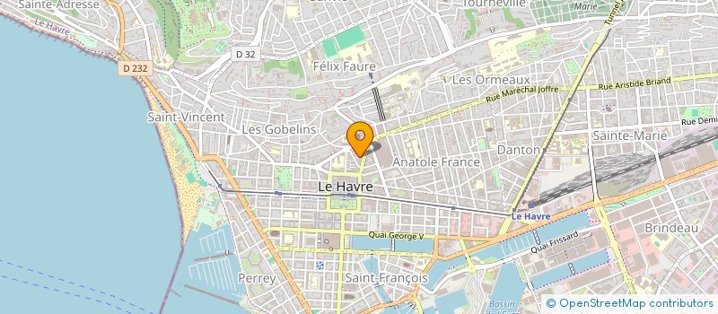 localisation de l'entreprise KREALYS à LE HAVRE