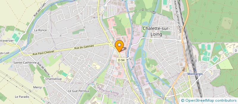 localisation de l'entreprise KREAMEUBLES à CHALETTE-SUR-LOING