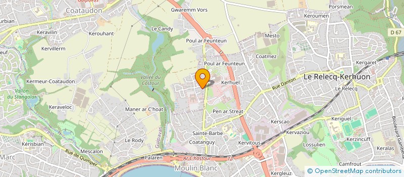 localisation de l'entreprise KREANCIA BRETAGNE  PONTIVY