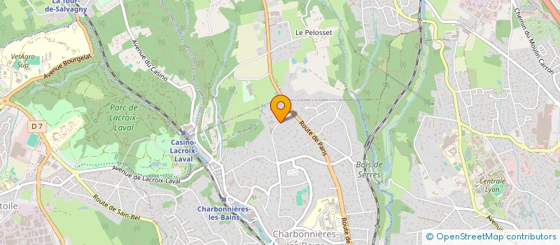 localisation de l'entreprise KREANCIA HOLDING  CHARBONNIERES-LES-BAINS