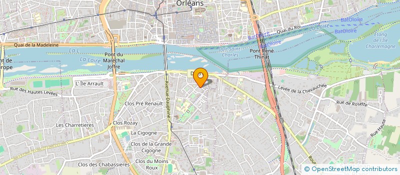 localisation de l'entreprise KREAPULSE à ORLEANS