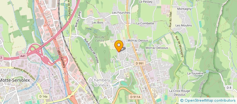 localisation de l'entreprise KREARTDANSE  CHAMBERY