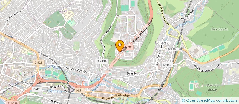 localisation de l'entreprise KREAT'OR INDUSTRIE  ROUEN