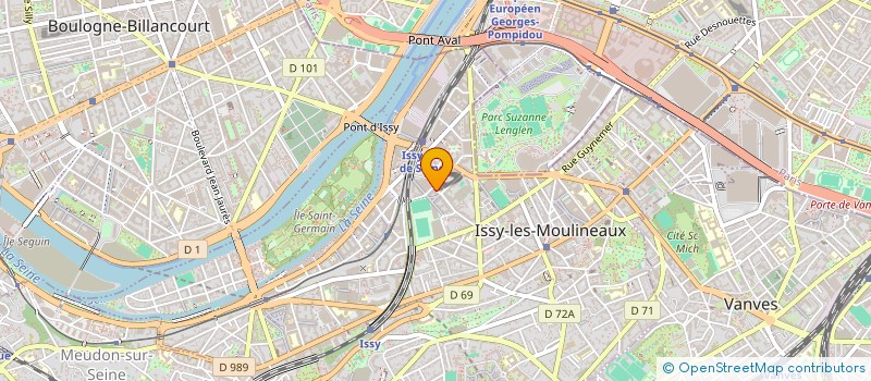 localisation de l'entreprise KREATIN' FOOD à ISSY-LES-MOULINEAUX