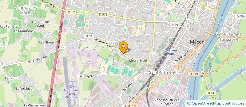 localisation de l'entreprise KREATIS à VARENNES-LES-MACON