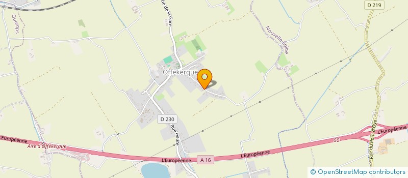 localisation de l'entreprise KREATIV à OFFEKERQUE
