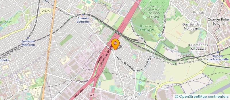 localisation de l'entreprise KREATIV' ATTITUDE  WISSOUS