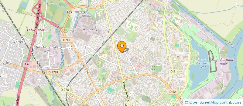 localisation de l'entreprise KREATIV SASU à CHALON-SUR-SAONE