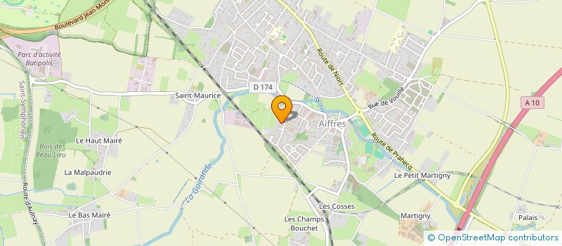 localisation de l'entreprise KREATOUR  AIFFRES