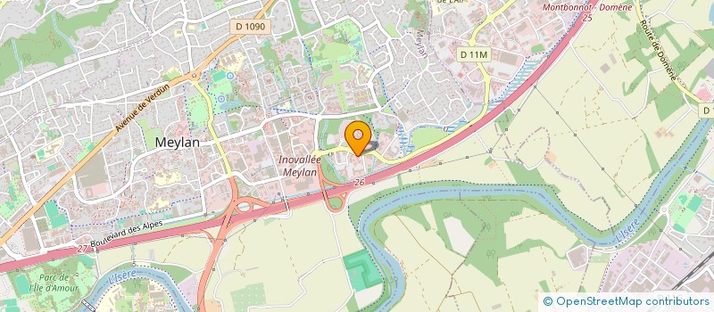 localisation de l'entreprise KREATYS à MEYLAN