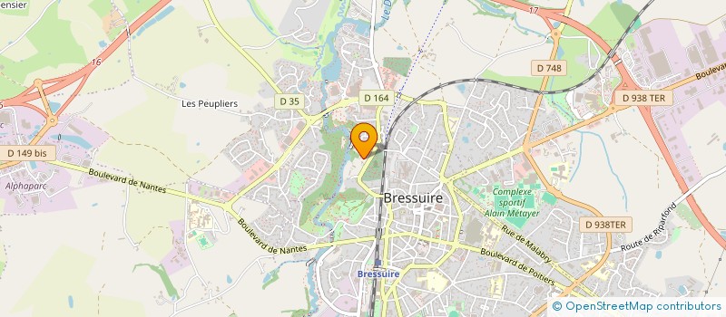 localisation de l'entreprise KREAVIA  BRESSUIRE