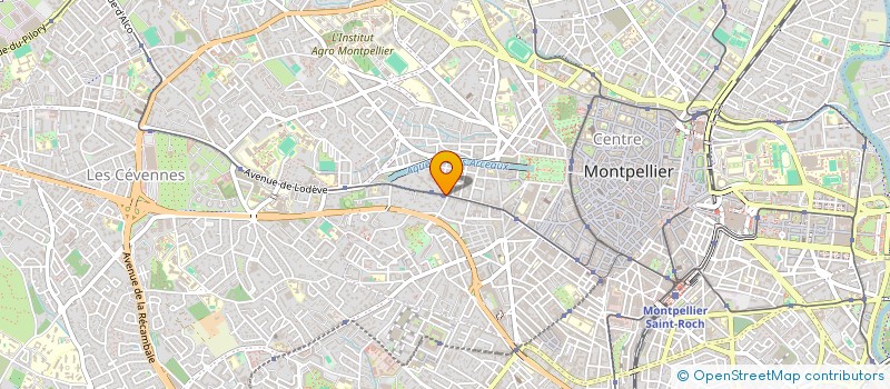 localisation de l'entreprise KREBS - LEGRY à MONTPELLIER