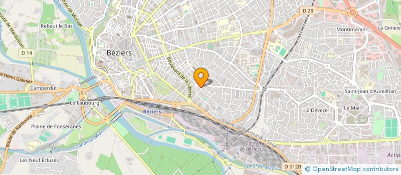 localisation de l'entreprise KRECHE BEPOLY à BEZIERS