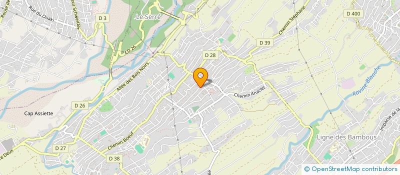 localisation de l'entreprise KREE POUR L'AVENIR DU PEUPLE à SAINT-PIERRE