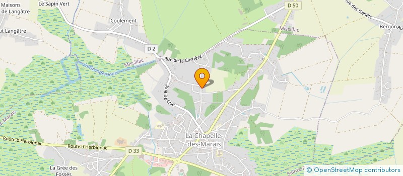 localisation de l'entreprise KREIEN  LA CHAPELLE-DES-MARAIS