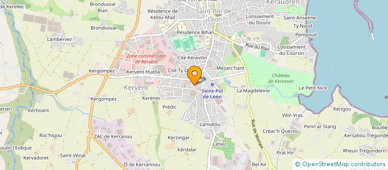 localisation de l'entreprise KREIS-DE  SAINT-POL-DE-LEON