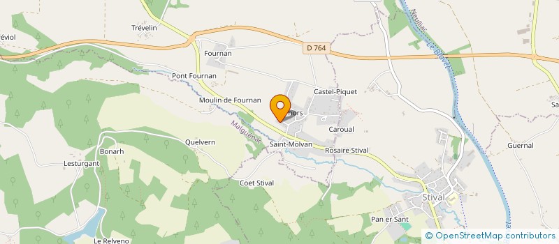 localisation de l'entreprise KREISKER  CLEGUEREC