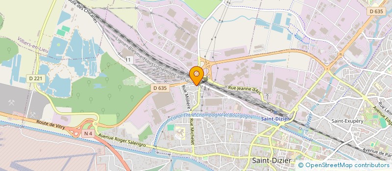 localisation de l'entreprise KREIT à SAINT-DIZIER