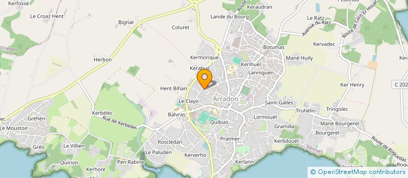 localisation de l'entreprise KREIZ AHUIL  ARRADON