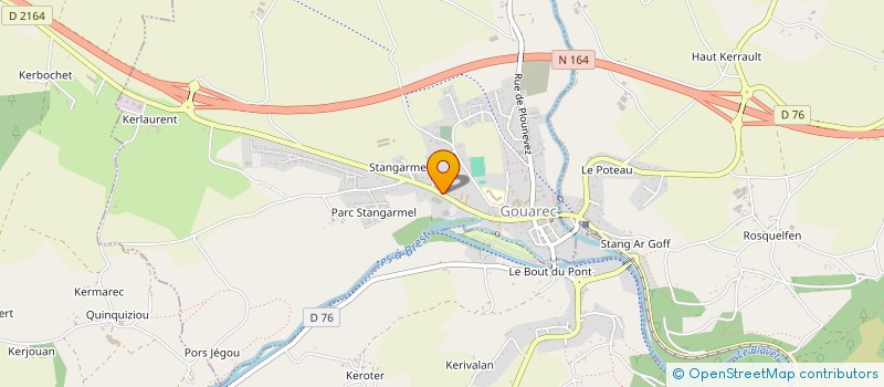 localisation de l'entreprise KREIZ BREIZH SAUVETAGE SECOURISME  GOUAREC