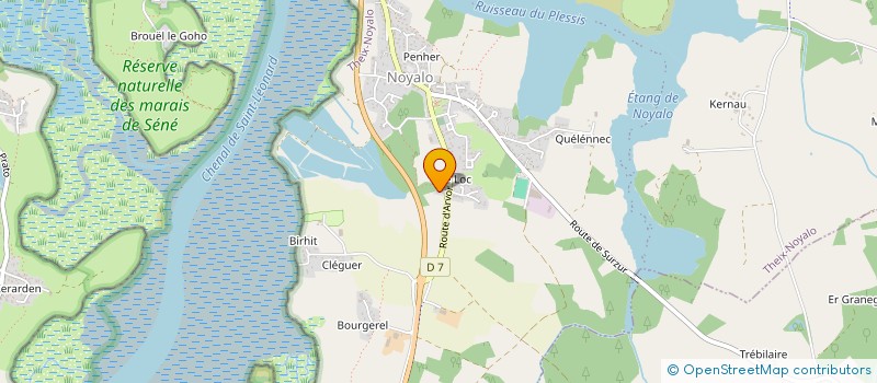 localisation de l'entreprise KREIZ INVEST P&F  THEIX-NOYALO