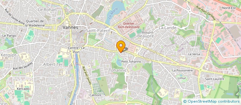 localisation de l'entreprise KREIZ TRISKELL à VANNES