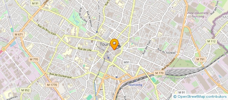 localisation de l'entreprise KREME  TOURCOING