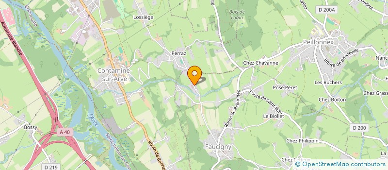 localisation de l'entreprise KREMER  FAUCIGNY