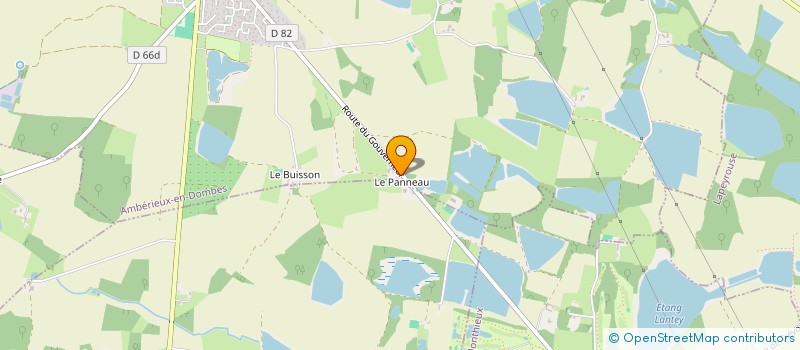 localisation de l'entreprise KREMER MENUISERIE  AMBERIEUX-EN-DOMBES