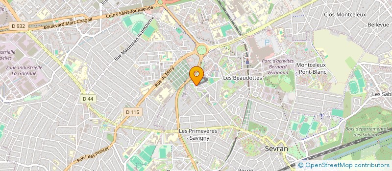 localisation de l'entreprise KREMIS SERVICES à SEVRAN