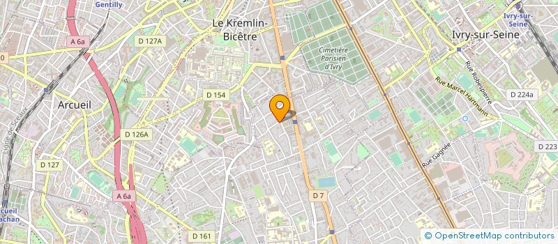 localisation de l'entreprise KREMLIN ACTION JEUNESSE à VILLEJUIF