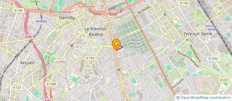 localisation de l'entreprise KREMLIN BEAUTY  LE KREMLIN-BICETRE