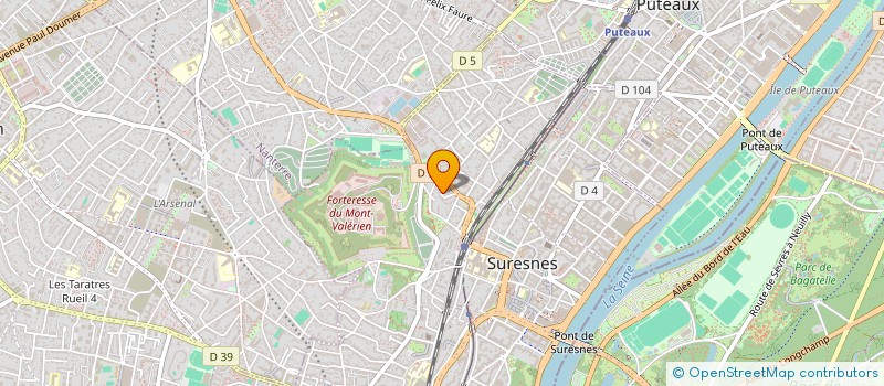 localisation de l'entreprise KREN à SURESNES