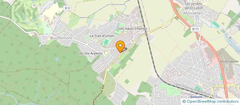 localisation de l'entreprise KRENOVA à BOUFFEMONT