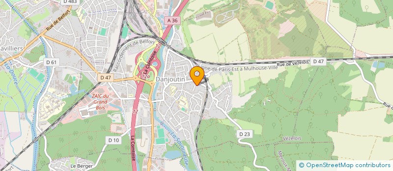 localisation de l'entreprise KRENOVE EURL à DANJOUTIN